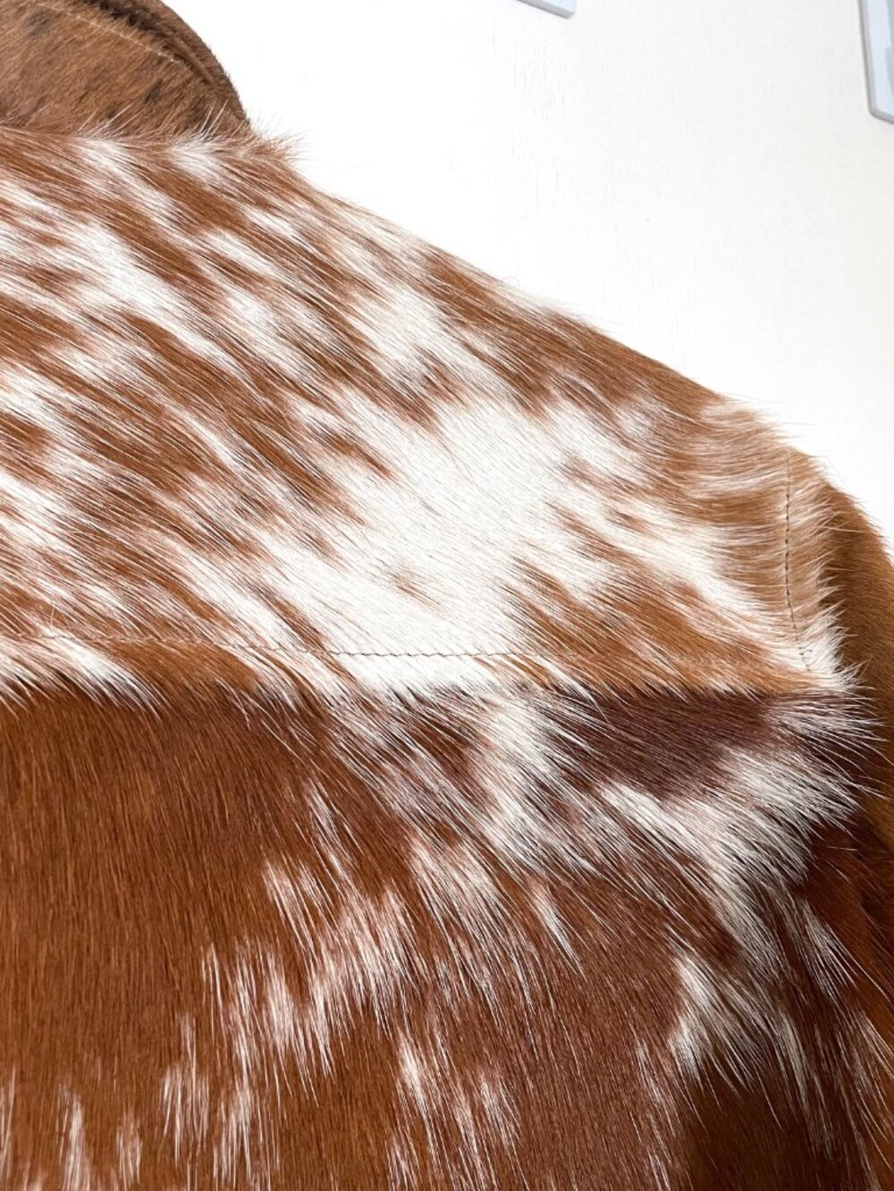 NWOT RARE Cawley Lillie Jacket in Tan Cow Print Leather Size XS - Picture 6 of 6